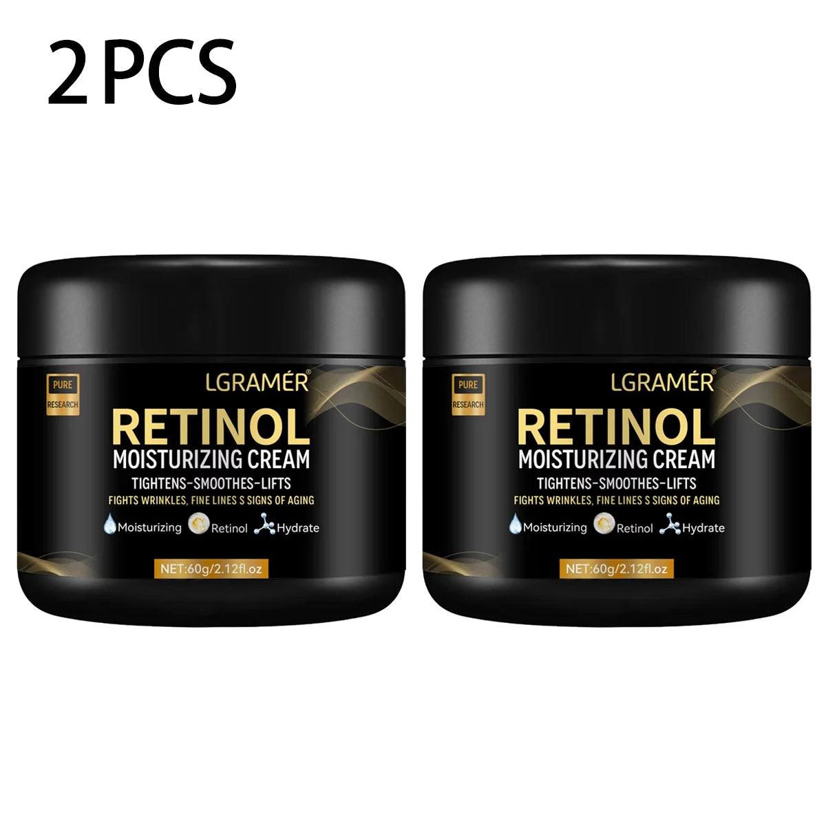 Crema Facial Retinol para Hombre – Antiedad, Minimiza Poros e Ilumina