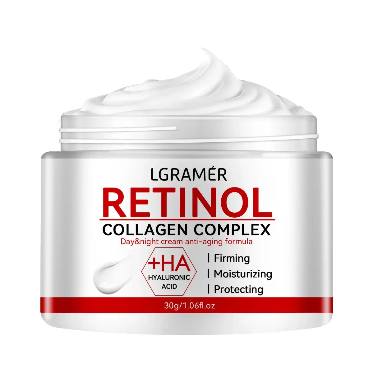 Crema Facial Hidratante con Retinol y Vitamina C – Antiarrugas Reafirmante