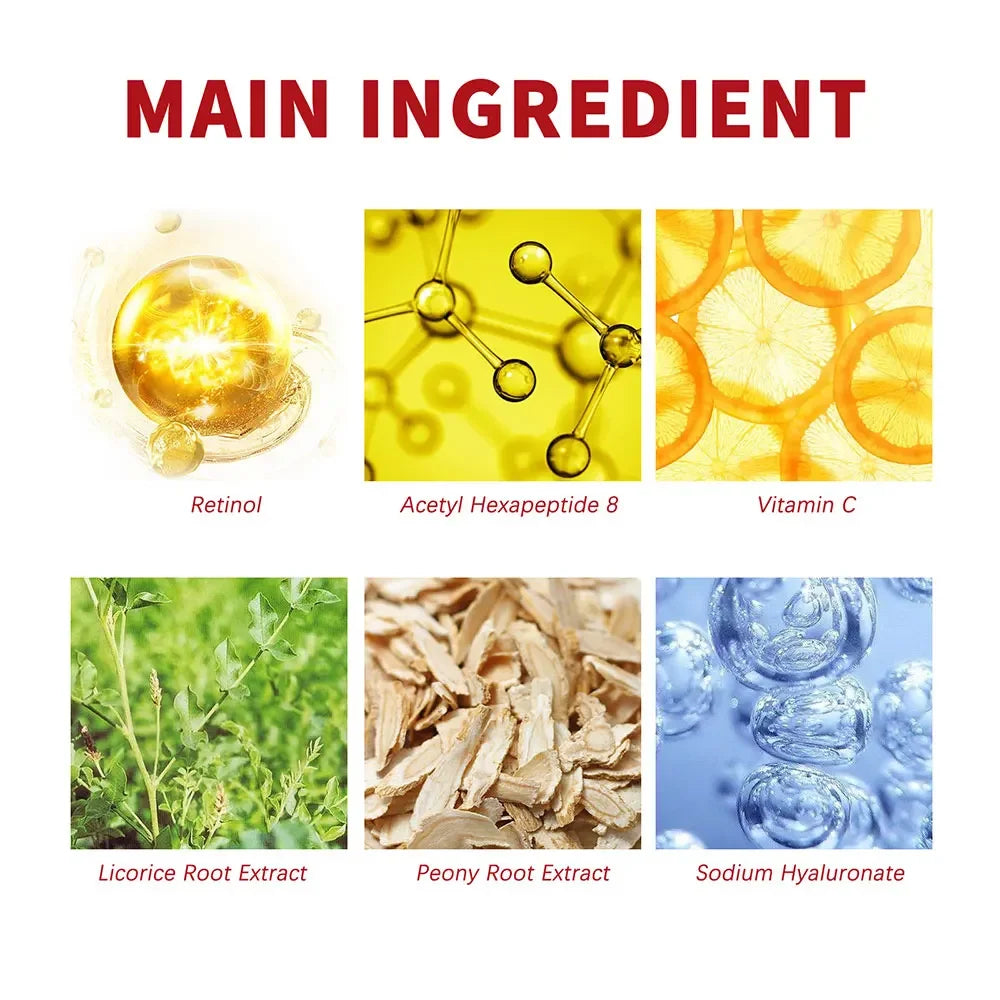 Crema Facial Hidratante con Retinol y Vitamina C – Antiarrugas Reafirmante