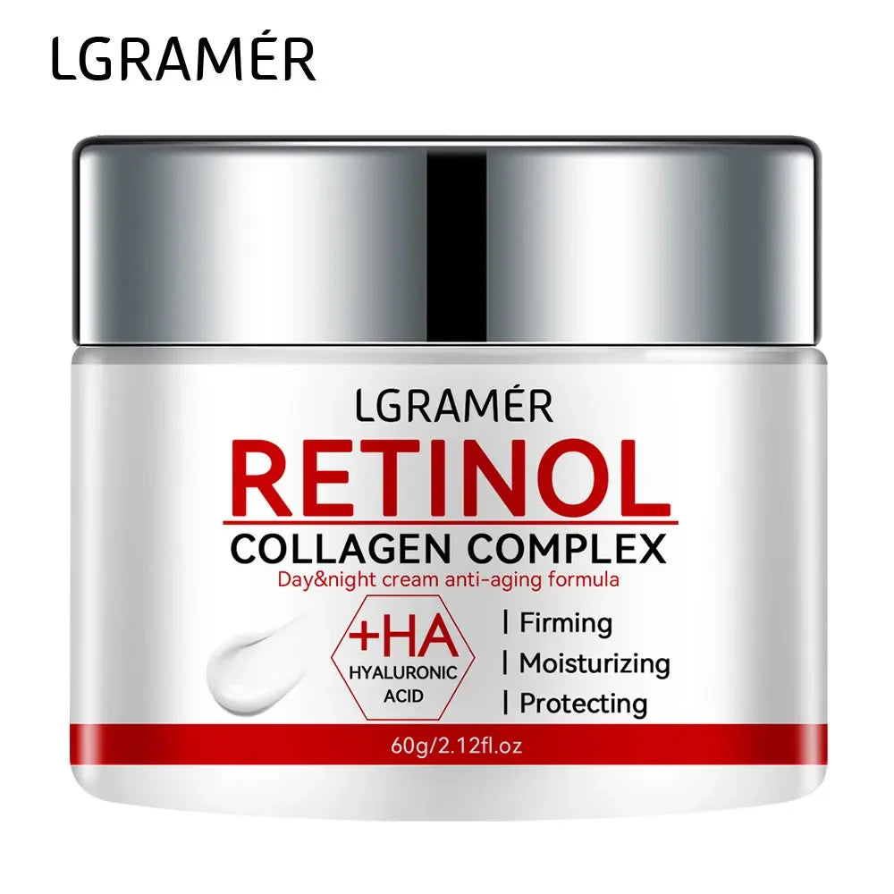 Crema Facial Hidratante con Retinol y Vitamina C – Antiarrugas Reafirmante