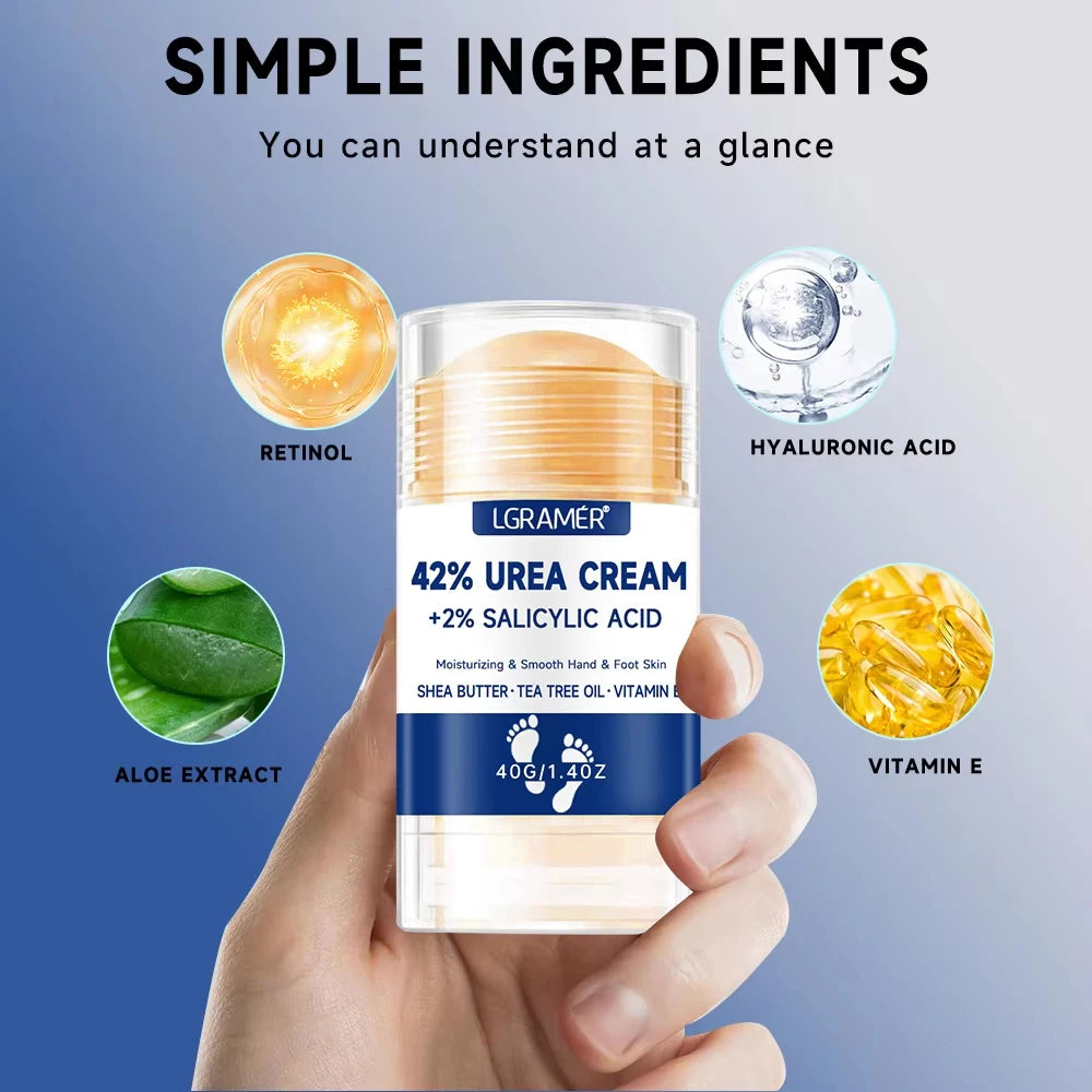 Crema de Urea 42% + Ácido Salicílico – Hidratante Intensiva Pies y Manos