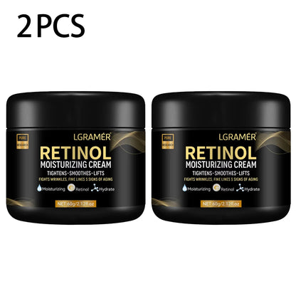 Crema Facial Retinol para Hombre – Antiedad, Minimiza Poros e Ilumina